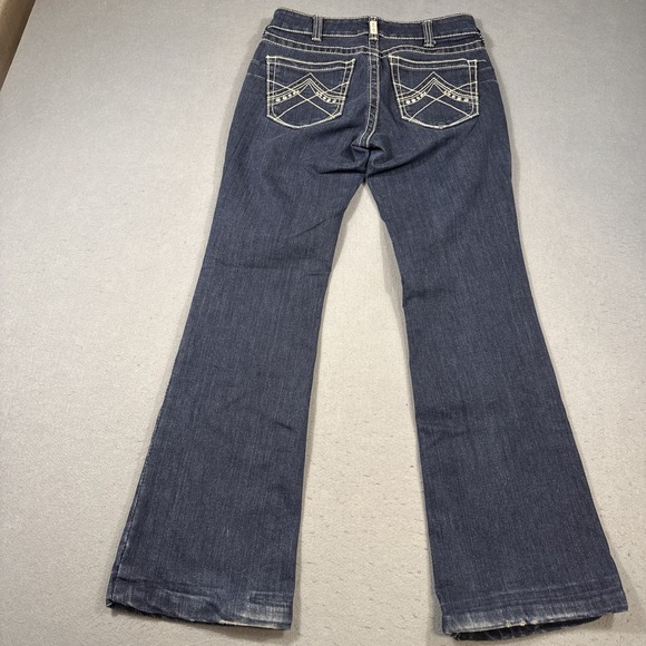 Ariat Jeans Womens 27R Blue REAL Denim Boot Cowboy Western Wear Casual - Picture 2 of 9
